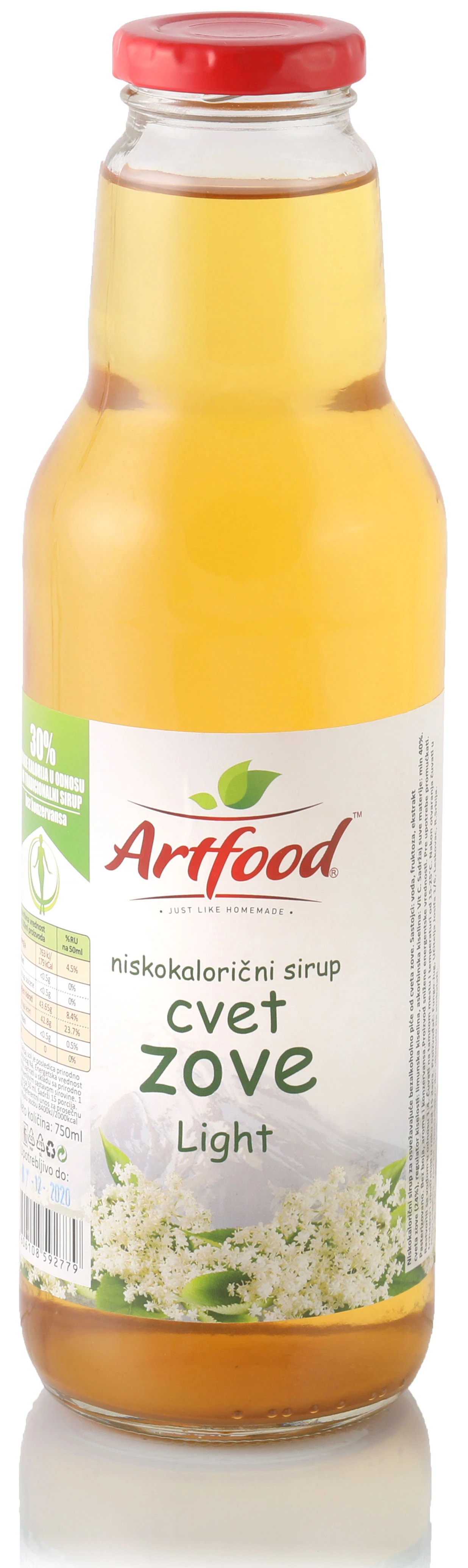 Sirup od zove light 750 ml Artfood